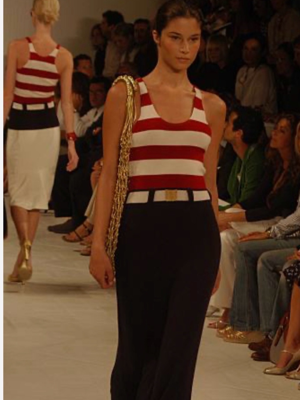 VTG Ralph Lauren Purple Label maxi dress Italy 100% Cashmere M Runway Y2K - Picture 8 of 14